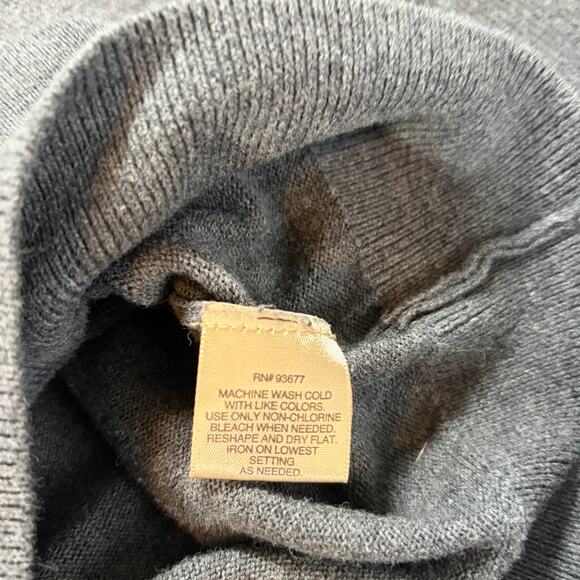 Foundry mens gray quarter zip sweater. Size 3XLT - Picture 4 of 7